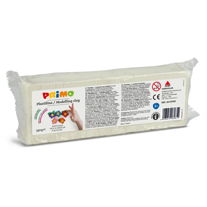 PRIMO Pasta per modellare (550 g, Bianco)