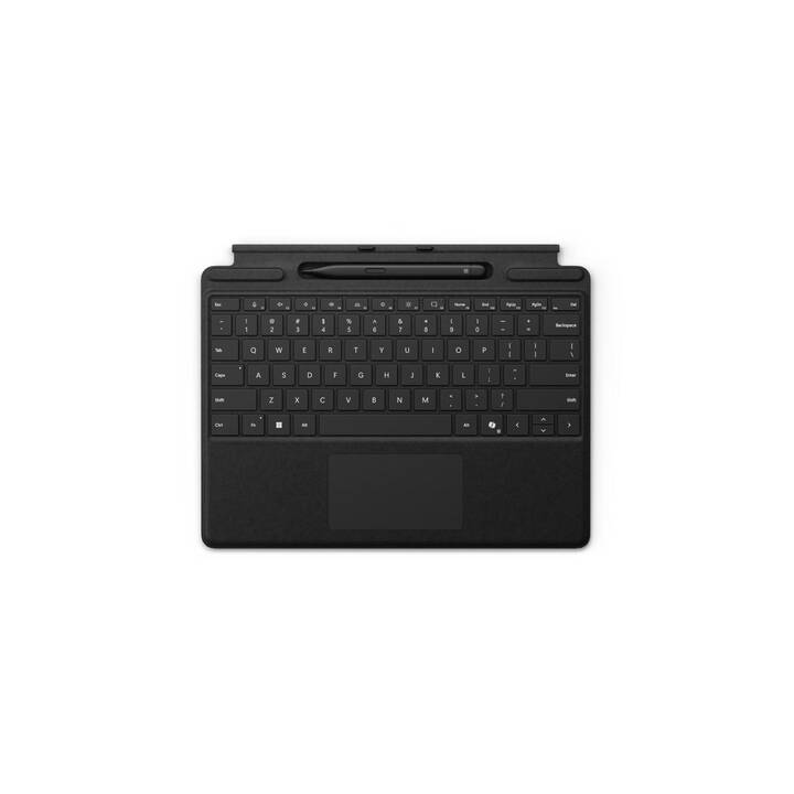 MICROSOFT CH-Layout Type Cover / Tablet Tastatur (Surface Pro 11, Surface Pro 9, Surface Pro X, Surface Pro 8, Schwarz)