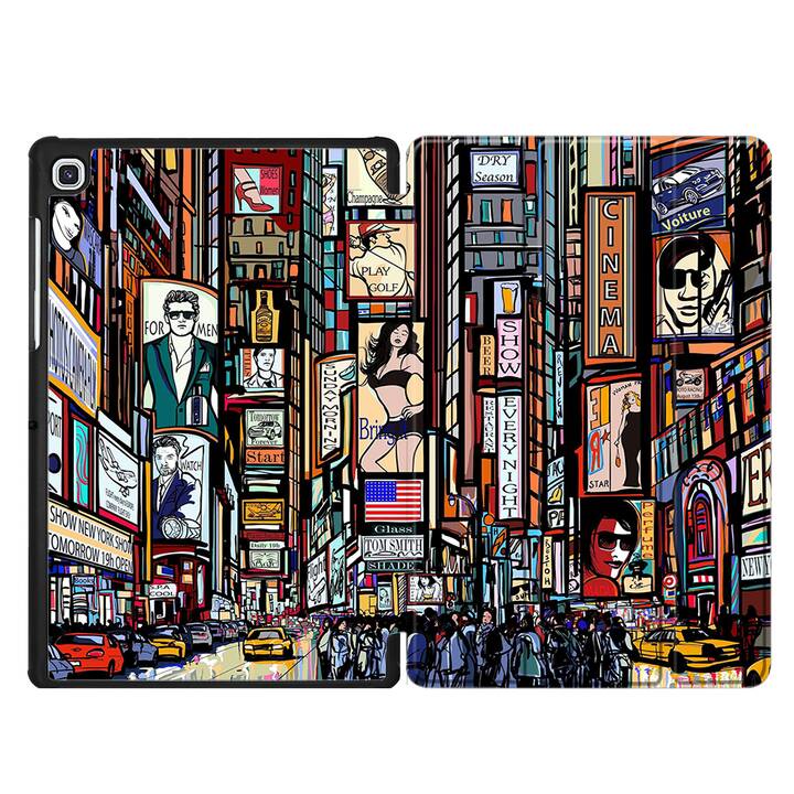 EG Coque pour Samsung Galaxy Tab S6 Lite 10.4" (2020) - Graffiti multicolore