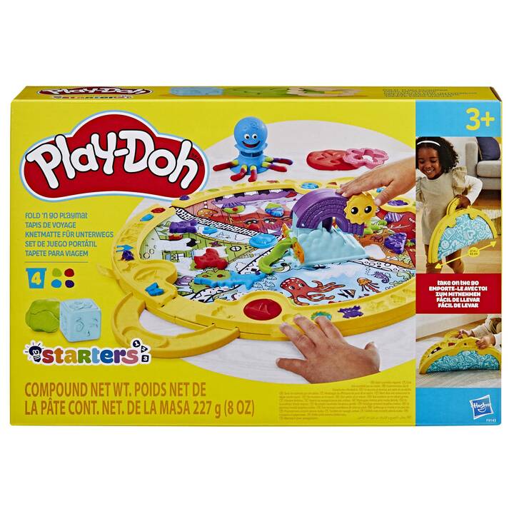 PLAY-DOH Fold 'n Go Playmat Knetwerkzeug