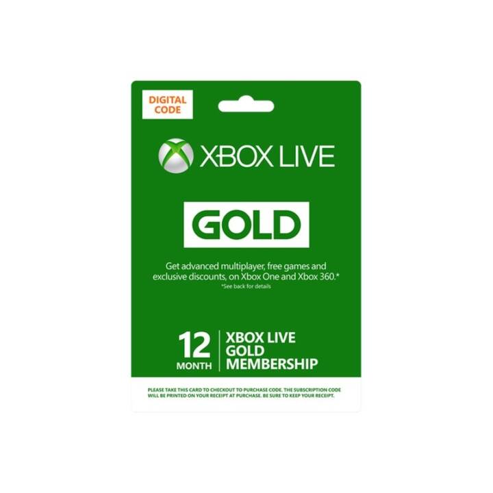 Xbox Live Gold 12 Mois (ESD, DE, FR)