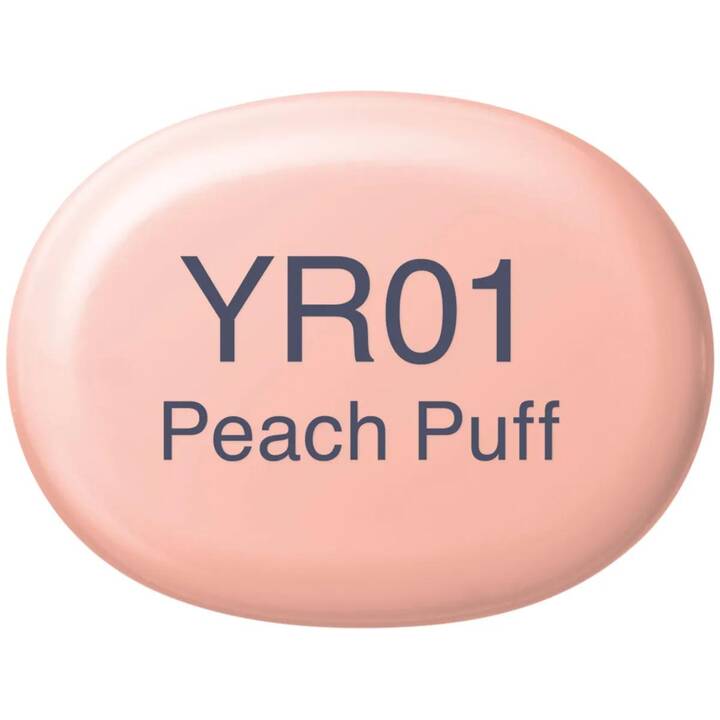 COPIC Marqueur de graphique Sketch YR01 Peach Puff (Rose clair, 1 pièce)