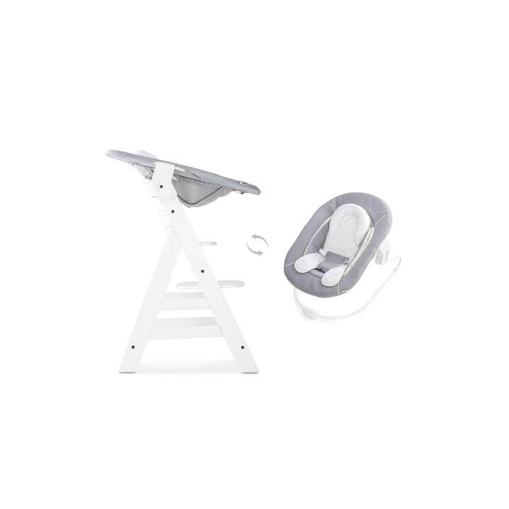 HAUCK Alpha Bouncer 2in1 Babywippe (Grau)