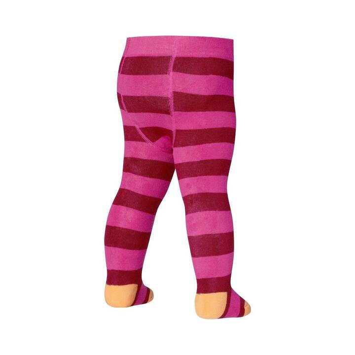PLAYSHOES Collant pour bébé (74-80, Rouge, Pink)