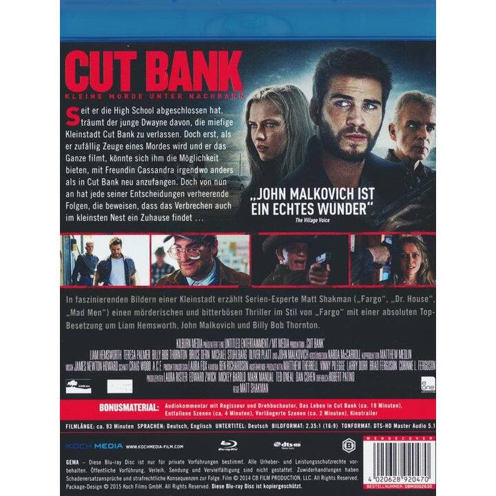 Cut Bank - Kleine Morde unter Nachbarn (DE, EN)