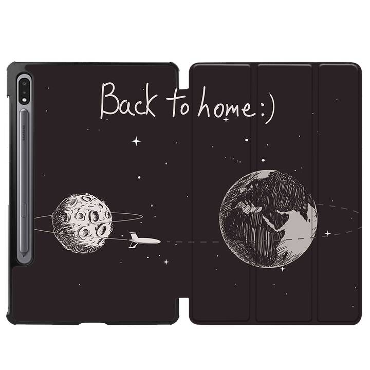 EG coque pour Samsung Galaxy Tab S8+ 12.4" (2022) - noir - astronaute