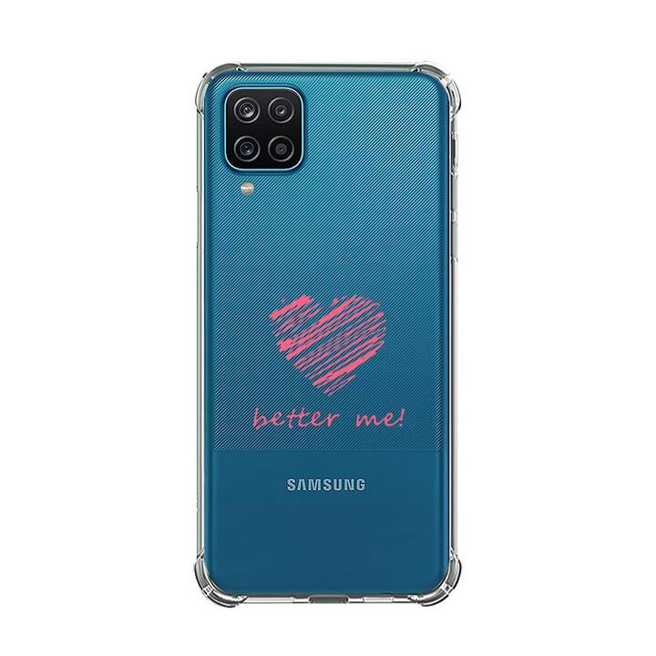 EG Backcover (Galaxy A12, Amour, Transparent)