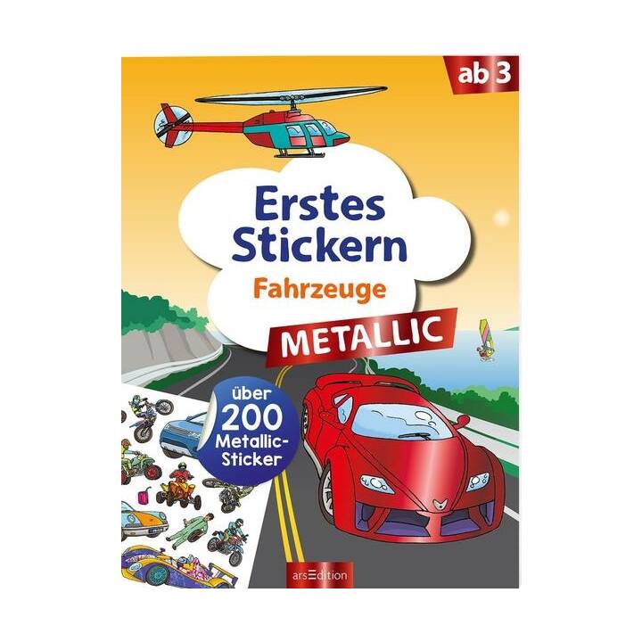 ARS EDITION Stickerbuch (Fahrzeuge)