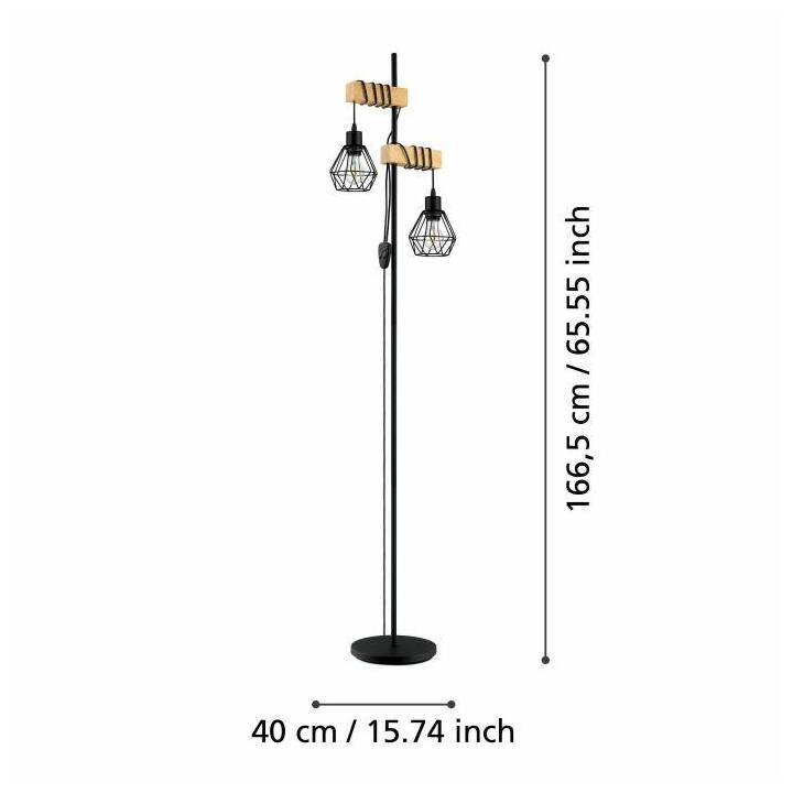 EGLO Lampada a stelo TOWNSHEND (166.5 cm)