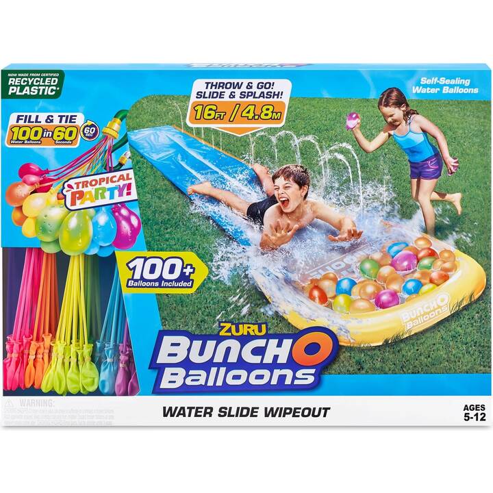 ZURU TOYS Bunch O Balloons Single Lane Slide Gavettone