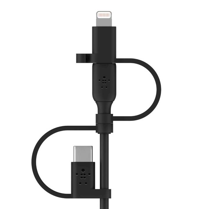 BELKIN Boost Charge Câble (USB Typ-A, USB Type-C, Lightning, 1 m)