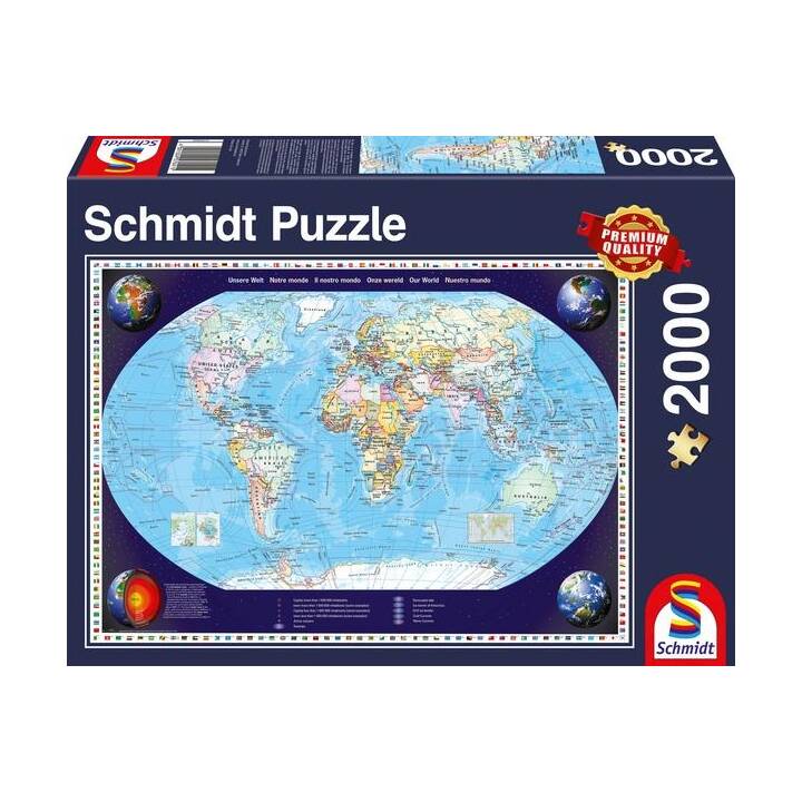 CARLETTO Unsere Welt Puzzle (2000 Stück)