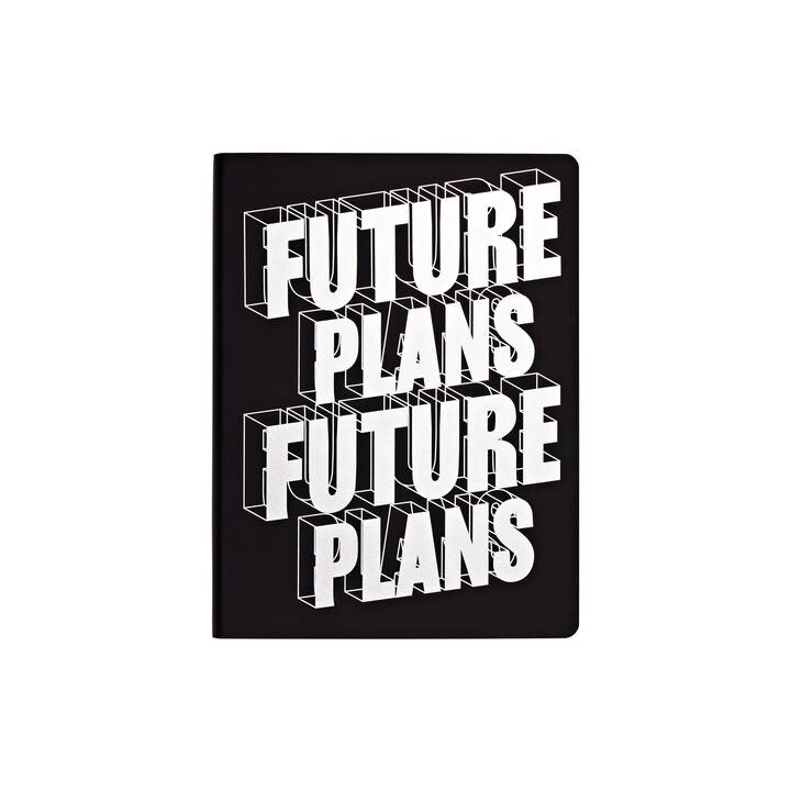 NUUNA Notizbuch Graphic L Future Plans (16.5 cm x 22 cm, Gepunktet)