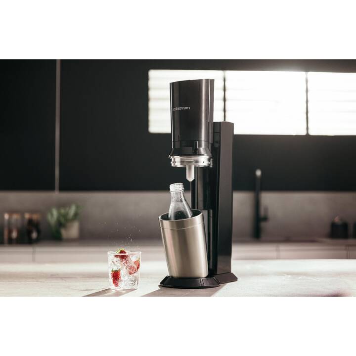 SODASTREAM Crystal Megapack  (60 l, Noir)