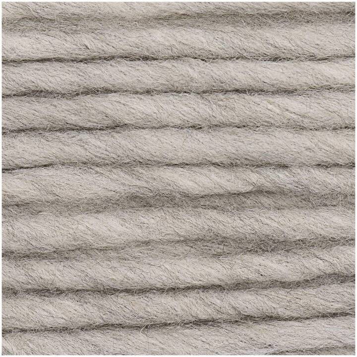 RICO DESIGN Wolle Essentials Super Super Chunky (100 g, Beige, Grau, Natur)