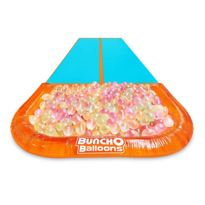 download zuru neon bunch o balloons water slide wipeout