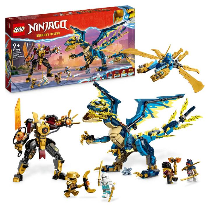 LEGO Ninjago Le dragon élémentaire contre le robot de l’impératrice (71796)