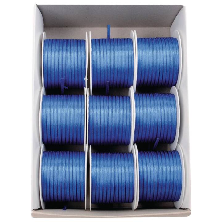 GOLDINA Ruban textile (Bleu, 10 m)