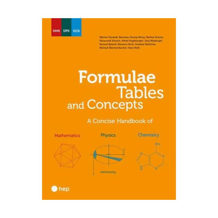 Formulae Tables and Concepts (Print includes edubase-ebook)