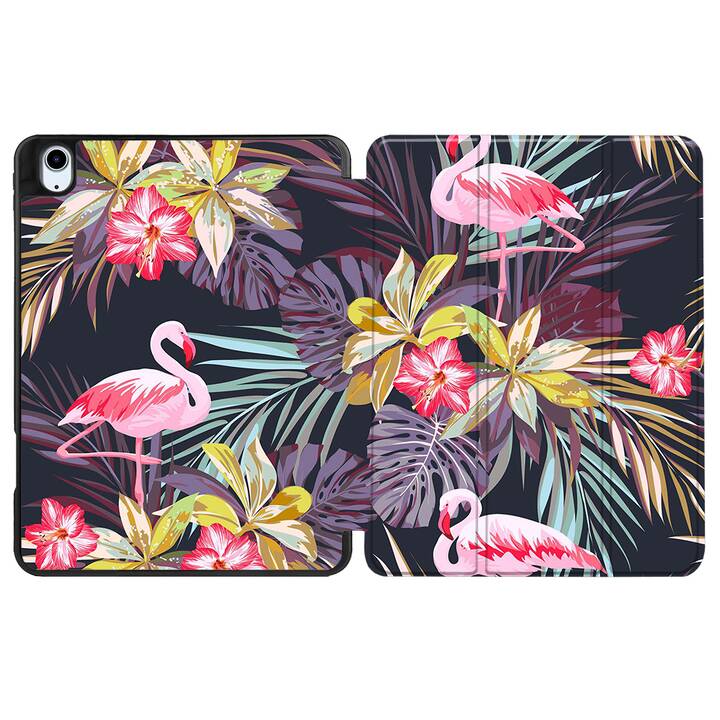 EG coque pour iPad Air 10.9" (2022) 5e génération - vert - flamant rose