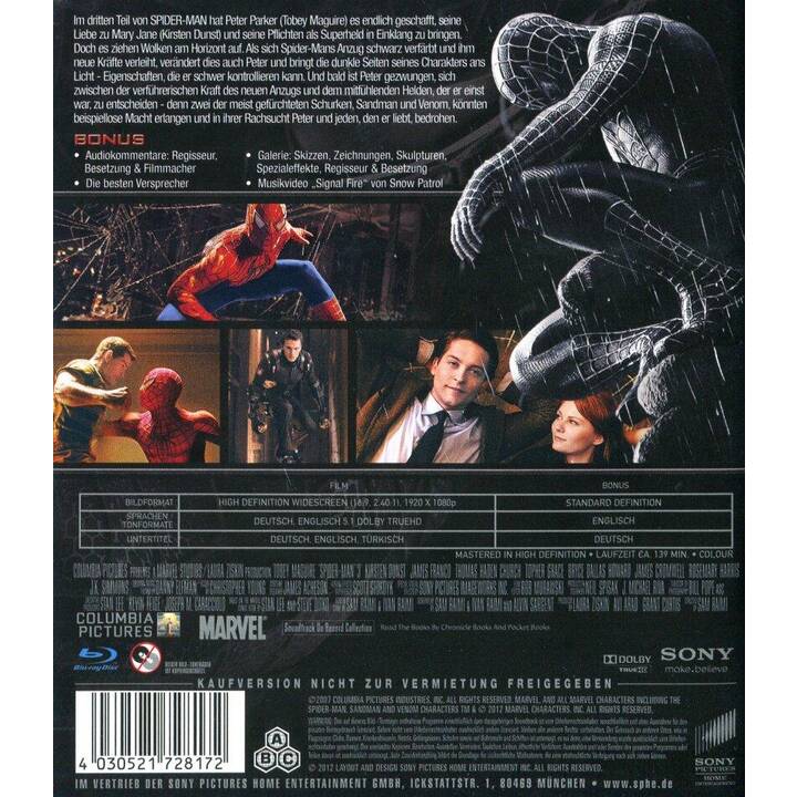 Spider-Man 3 (DE, EN)