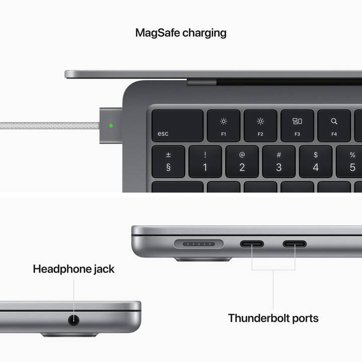APPLE MacBook Air 2022 (13.6", Apple M2 Chip, 8 GB RAM, 1 TB SSD)