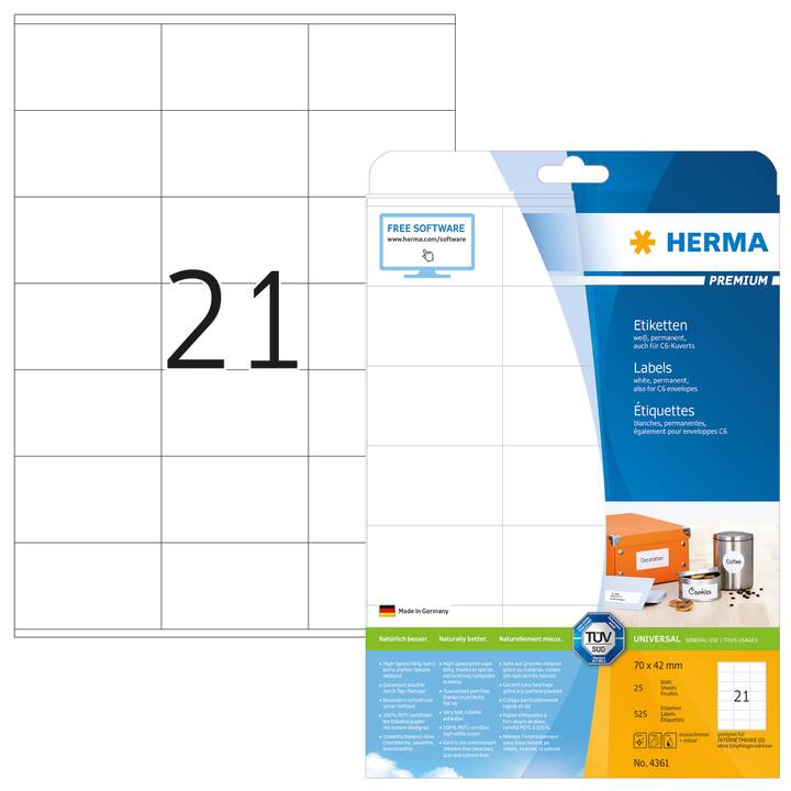 HERMA Premium (42 x 70 mm)