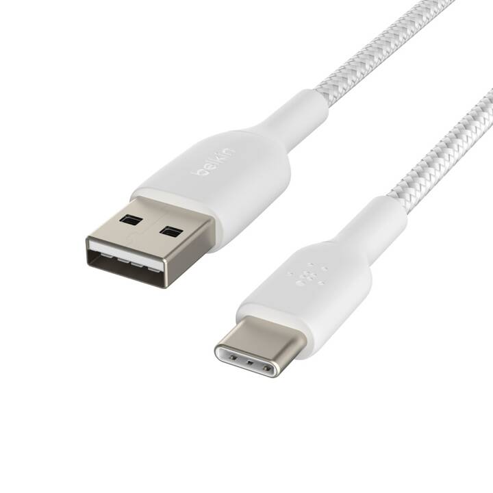 BELKIN CAB002BT0MWH Câble USB (USB de type A, USB de type C, 15 cm)
