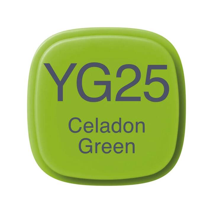 COPIC Marqueur de graphique Classic YG25 Celadon Green (Vert, 1 pièce)