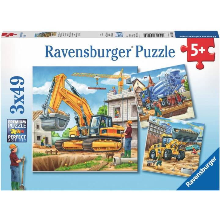 RAVENSBURGER Fahrzeug Puzzle (3 x 49 x)
