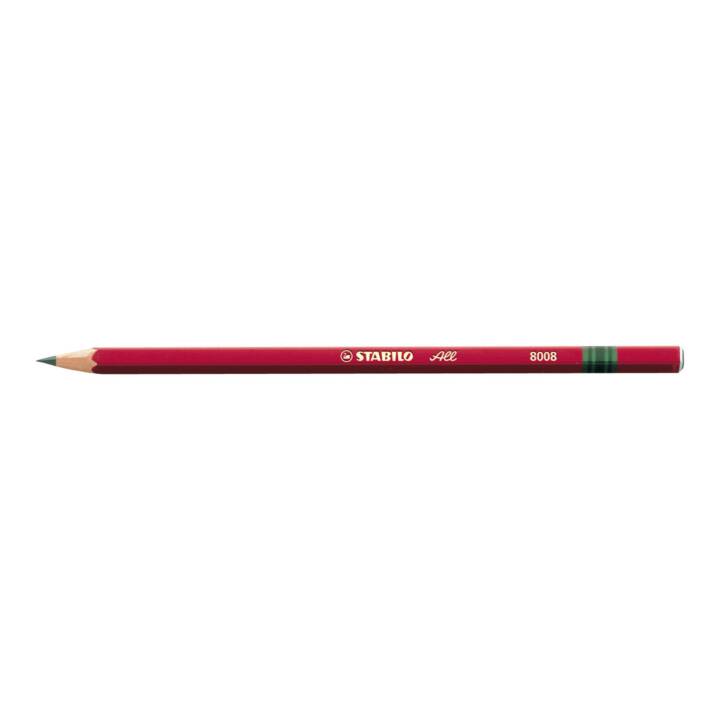 STABILO Crayons de couleur All (Rouge, 1 pièce)