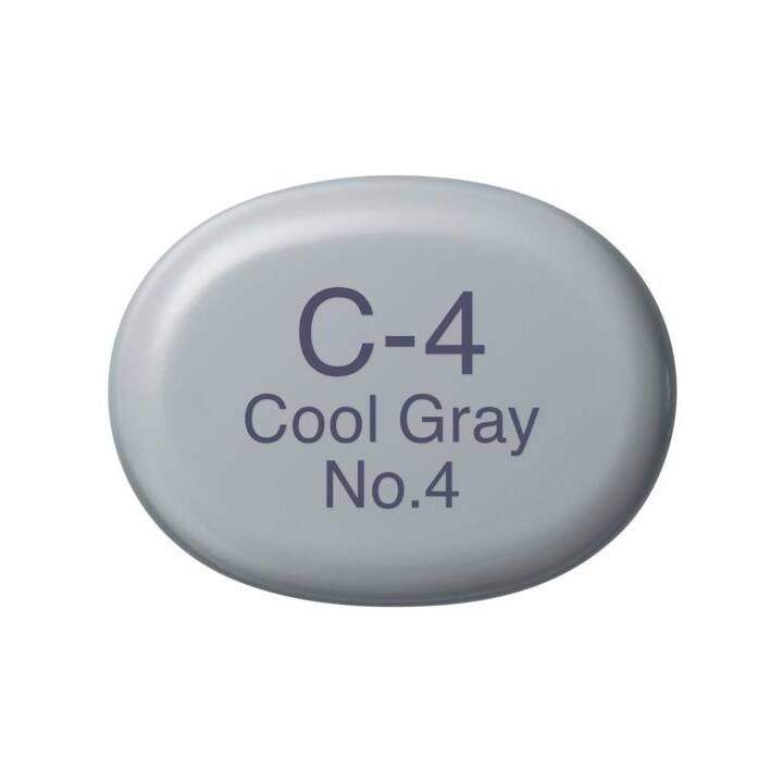 COPIC Grafikmarker Sketch C-4 Cool Grey No.4 (Grau, 1 Stück)