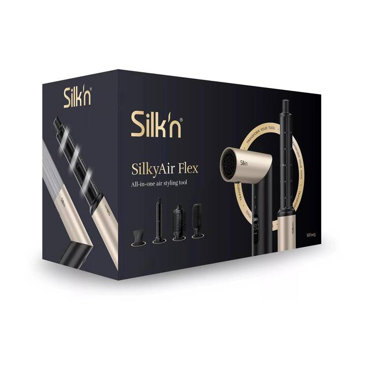 SILK'N 5 in 1 Multistyler SilkyAir Flex (1300 W, Noir, Doré, Roségold)