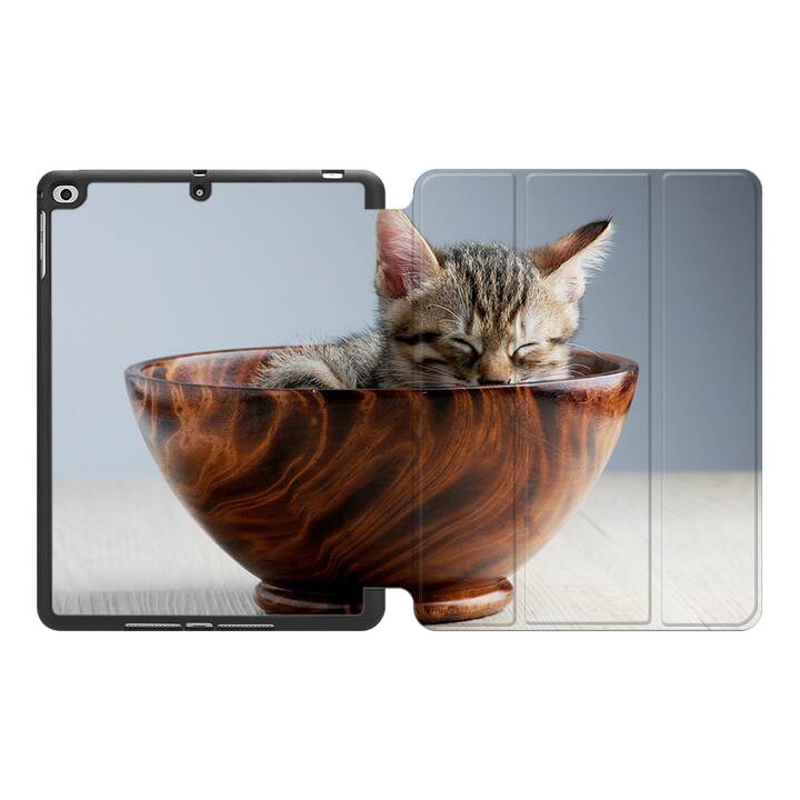 EG MTT Custodia per Apple iPad 10.2" 2019 - Gatto