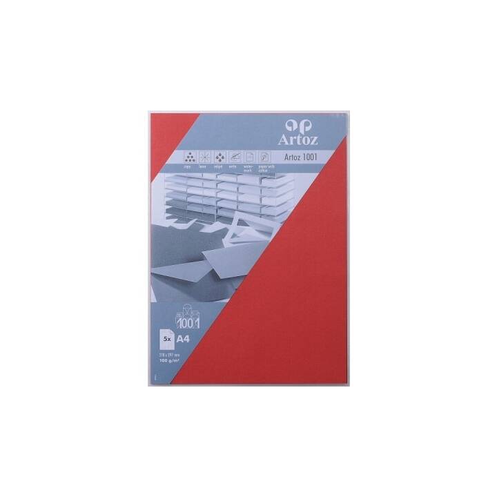 ARTOZ Carton 1001 (Rouge, A4, 5 pièce)