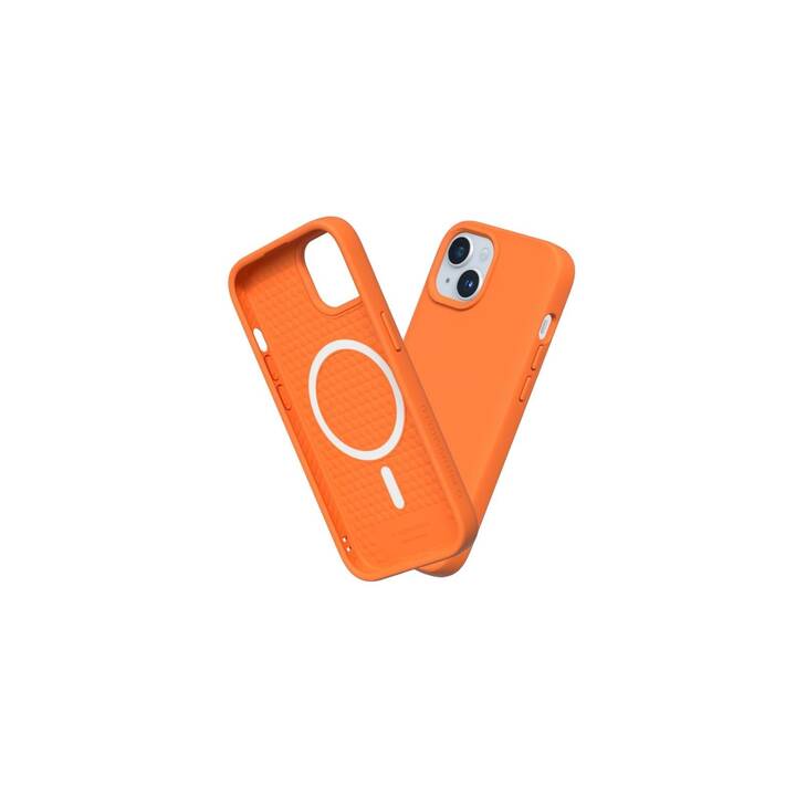 RHINOSHIELD Backcover MagSafe Solidsuit (iPhone 15 Plus, Orange fluo)