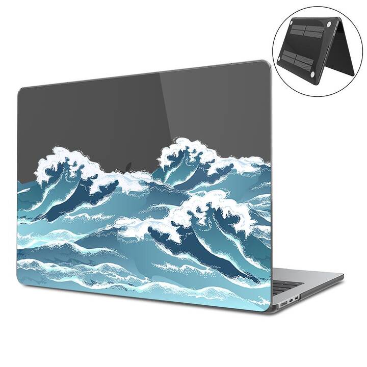 EG Coque rigide (MacBook Air 13" M3 2024, Mer, Transparent)