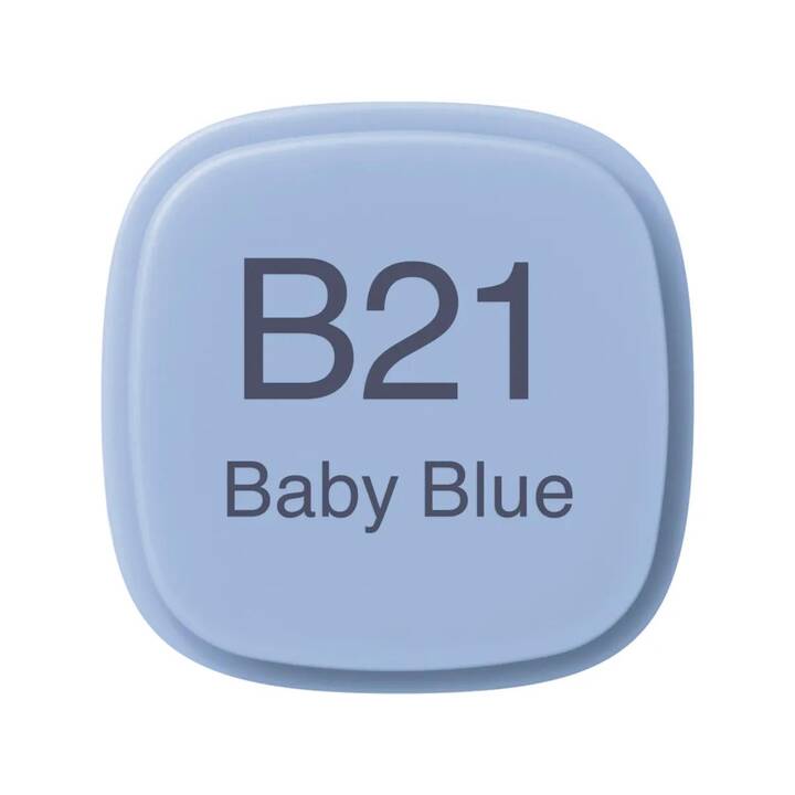COPIC Marcatori di grafico Classic B21 Baby Blue (Blu, 1 pezzo)