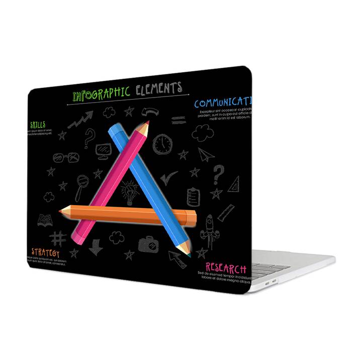 EG Coque rigide (MacBook Air 13" Retina 2018-2020, Multicolore)