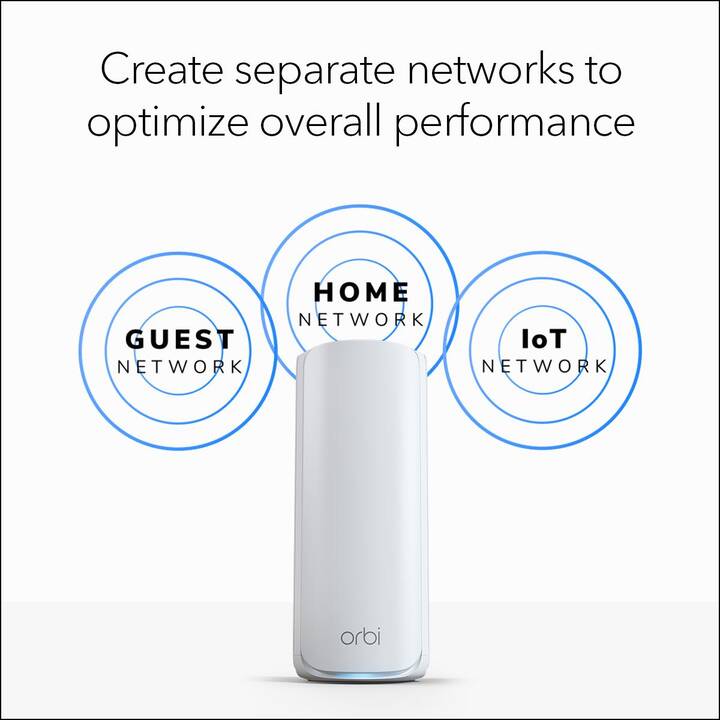 NETGEAR Orbi RBE773 WiFi 7 WLAN-Mesh System