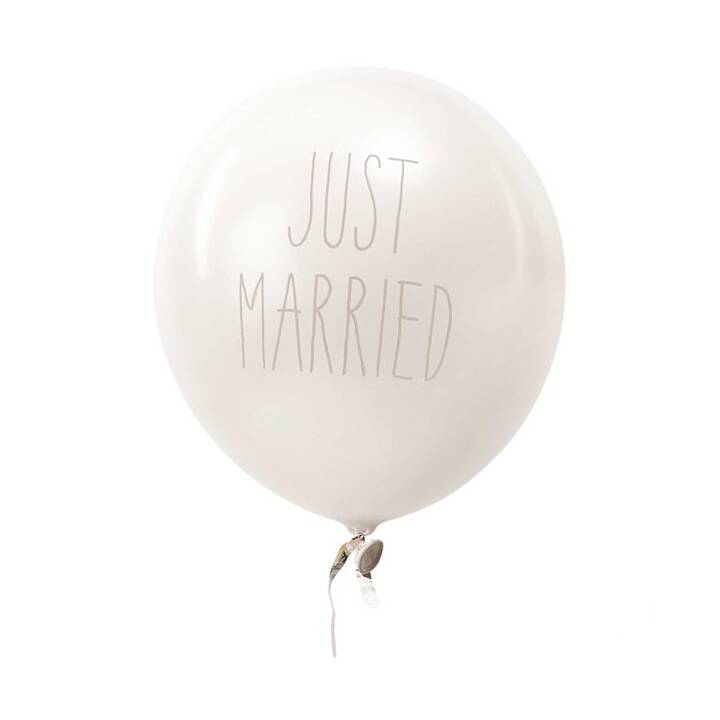 RICO DESIGN Ballon Just Married (12 pièce)