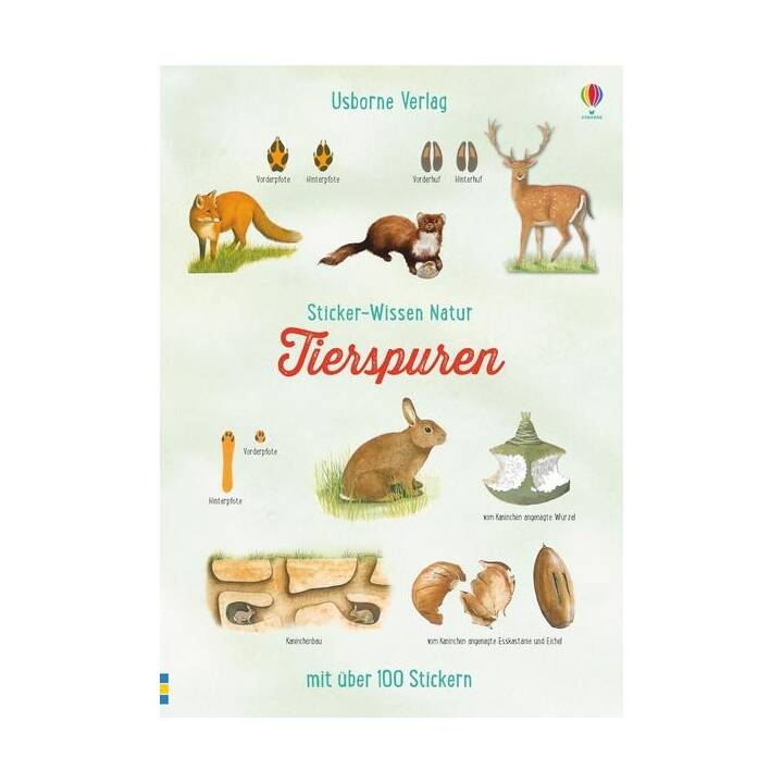 Sticker-Wissen Natur: Tierspuren