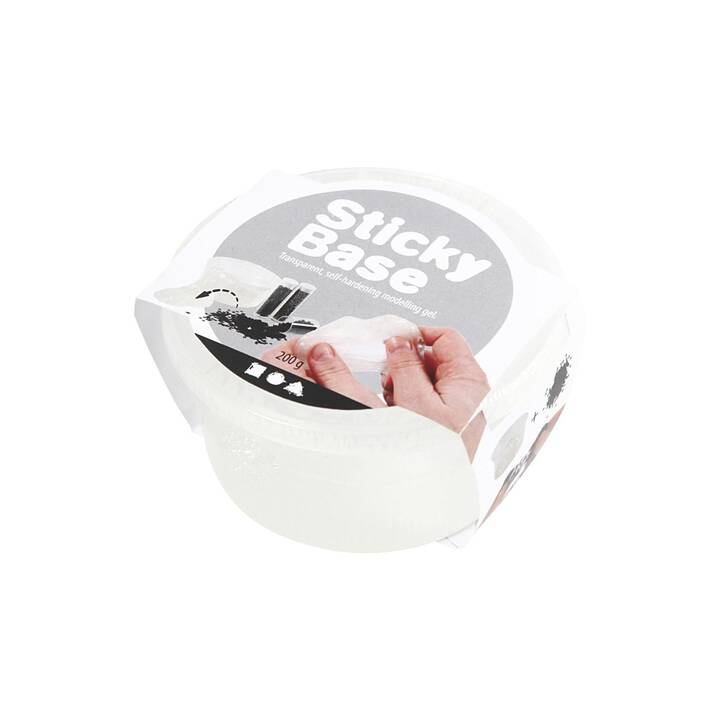 CREATIV COMPANY Pâte à modeler Sticky Base (200 g, Blanc)