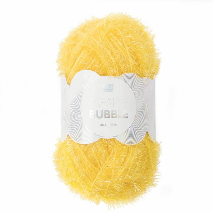 RICO DESIGN Wolle Creative Bubble (50 g, Gelb)