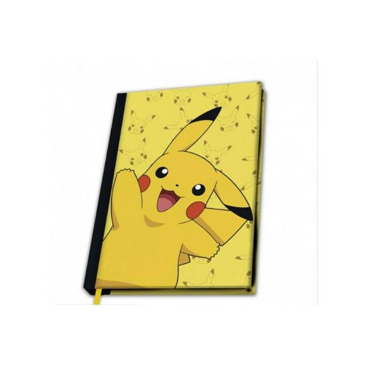 ABYSSE CORP Carnets Pikachu X4 (A5, En blanc)