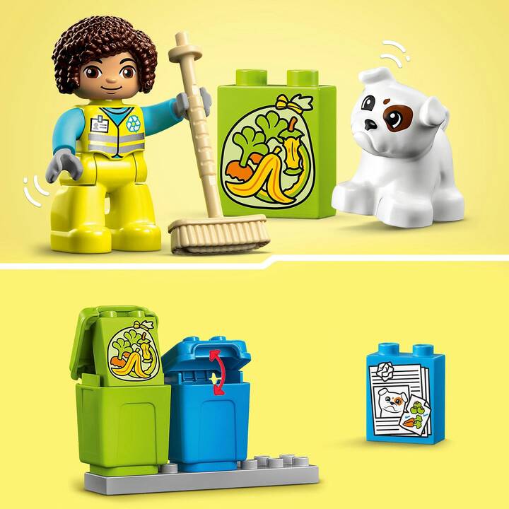 LEGO DUPLO Town Camion riciclaggio rifiuti (10987)