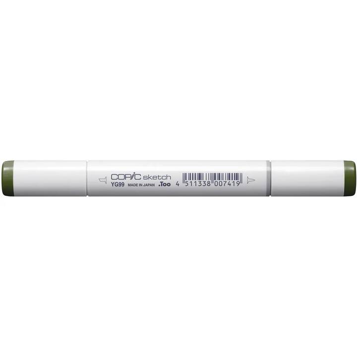 COPIC Grafikmarker Sketch YG99 Marine Green (Grün, 1 Stück)