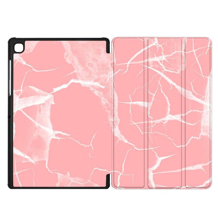 EG coque pour Samsung Galaxy Tab A7 Lite 8.7" (2021) - rose - marbre