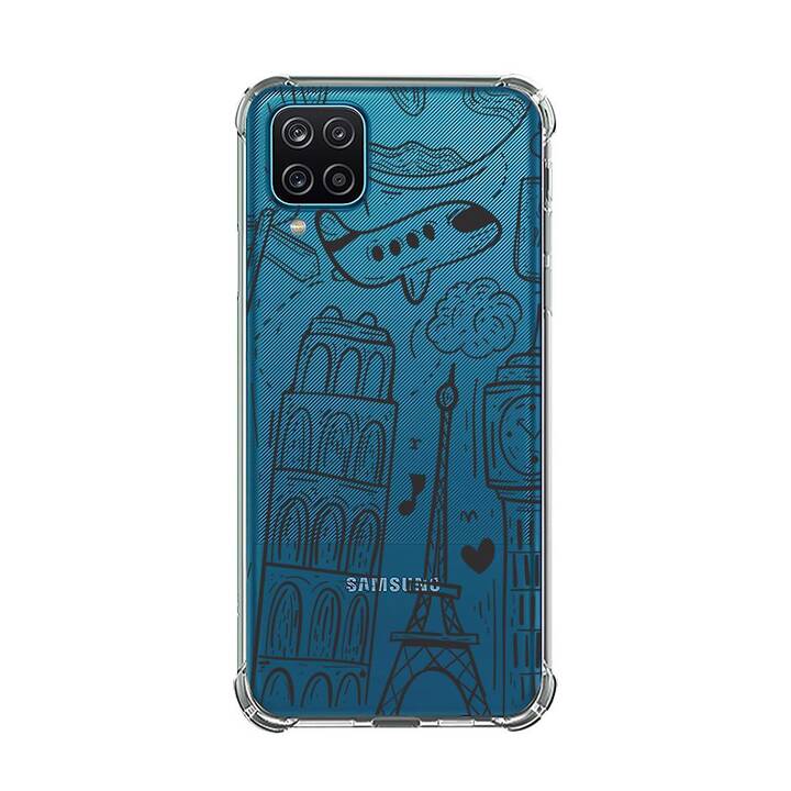 EG Backcover (Galaxy A12, Voyager, Transparent)