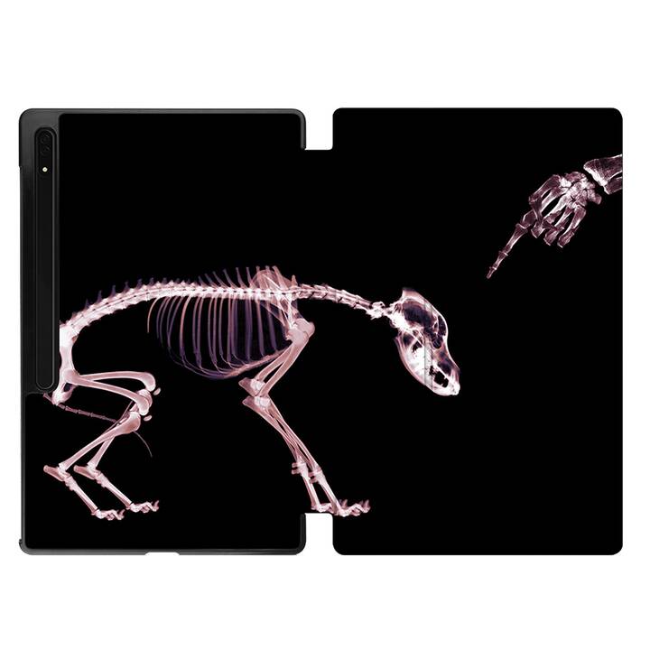 EG Hülle für Samsung Galaxy Tab S8 Ultra 14.6" (2022) - Schwarz - Skelett